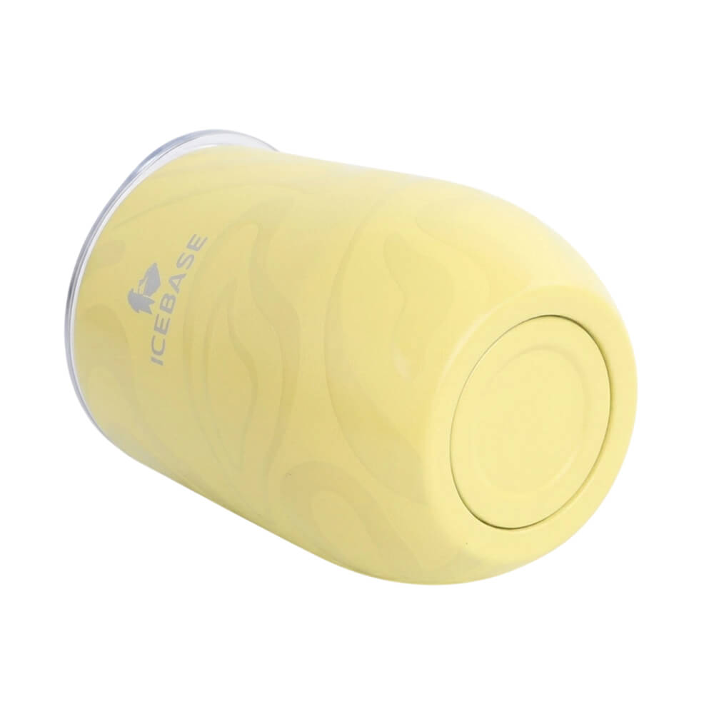 แก้วสุญญากาศ ICEBASE รุ่น VLS-529YE เคลือบผิว CERAMIC ขนาด 360 ML สีเหลือง